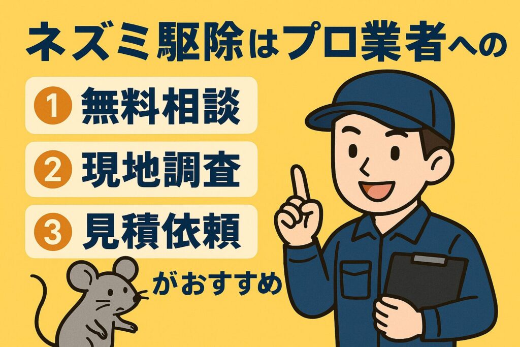 ネズミ駆除業者おすすめ