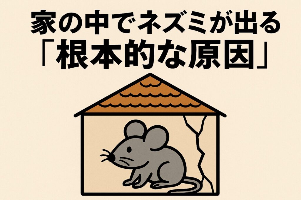 家の中ネズミ原因