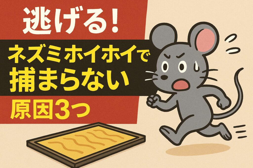 逃げるネズミホイホイ