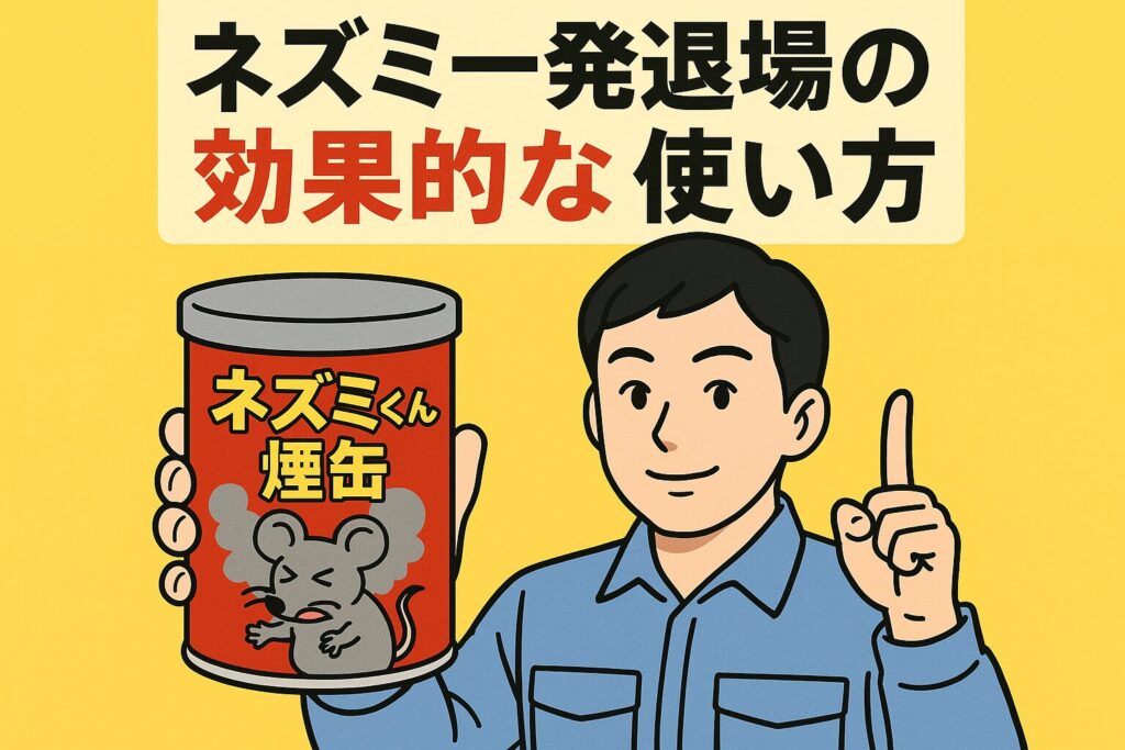 ネズミ一発退場の効果的な使い方