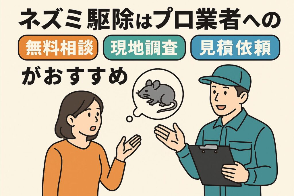 ネズミ駆除業者おすすめ