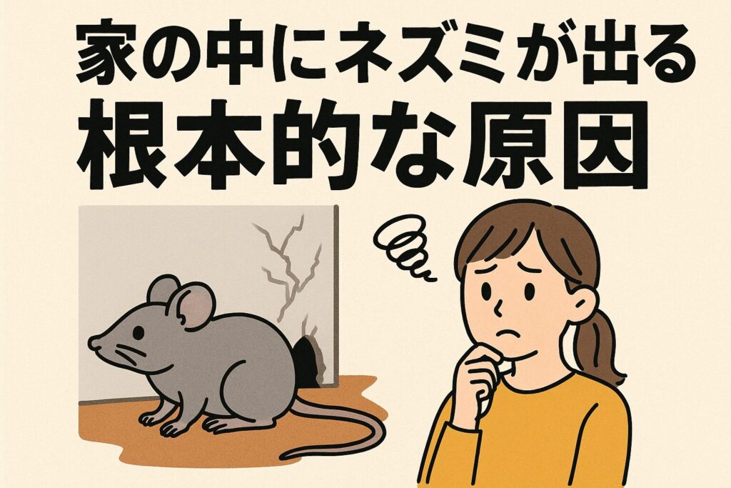 家の中ネズミ原因