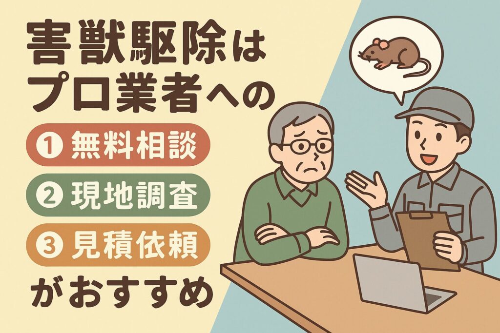 害獣駆除業者おすすめ