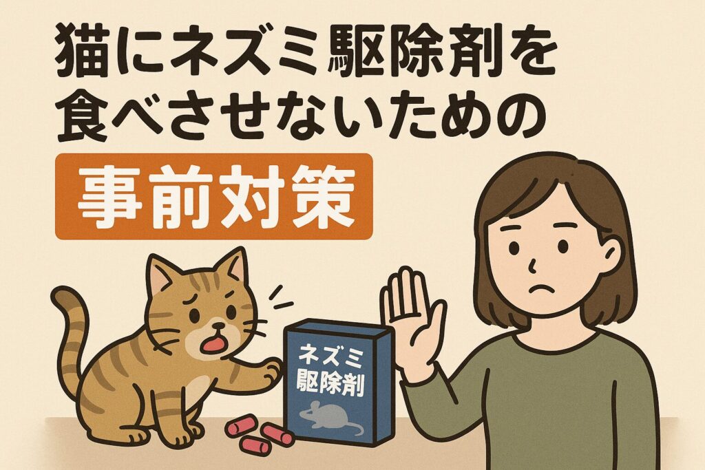 猫のネズミ駆除剤の対策