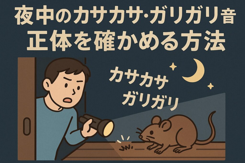 夜中カサカサガリガリの正体