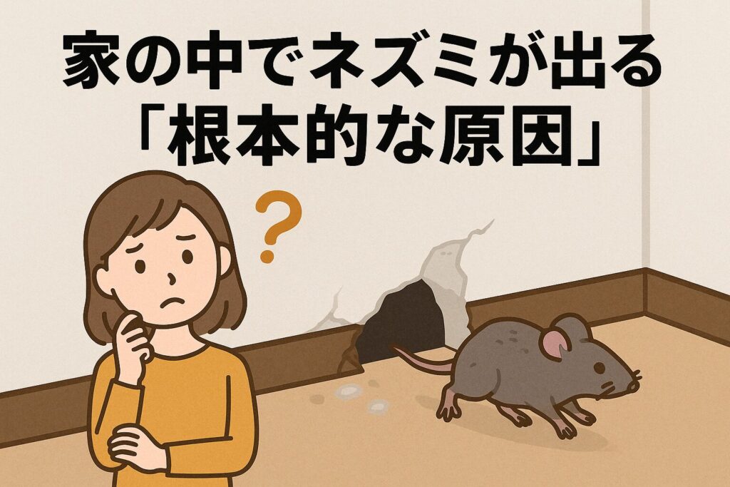 家の中ネズミ原因
