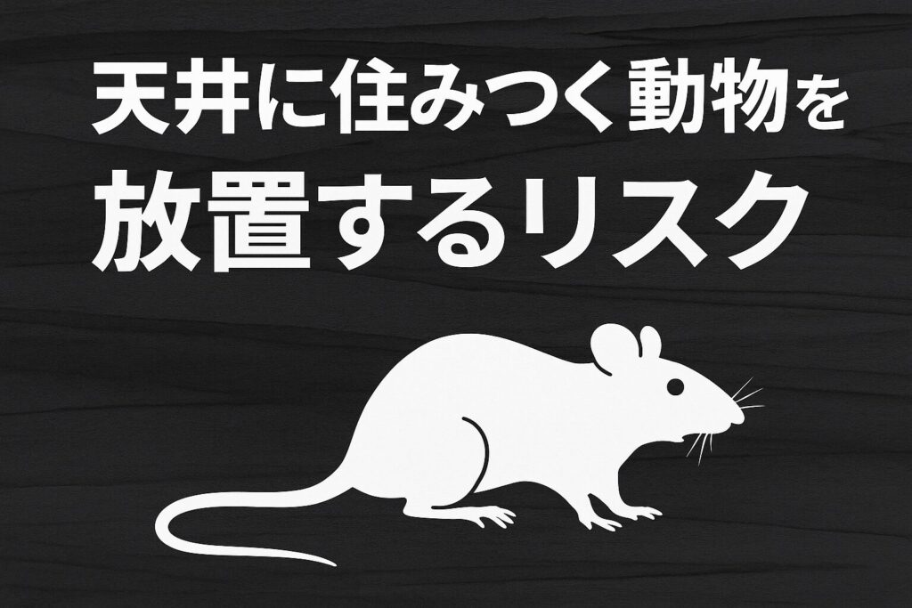 天井動物リスク