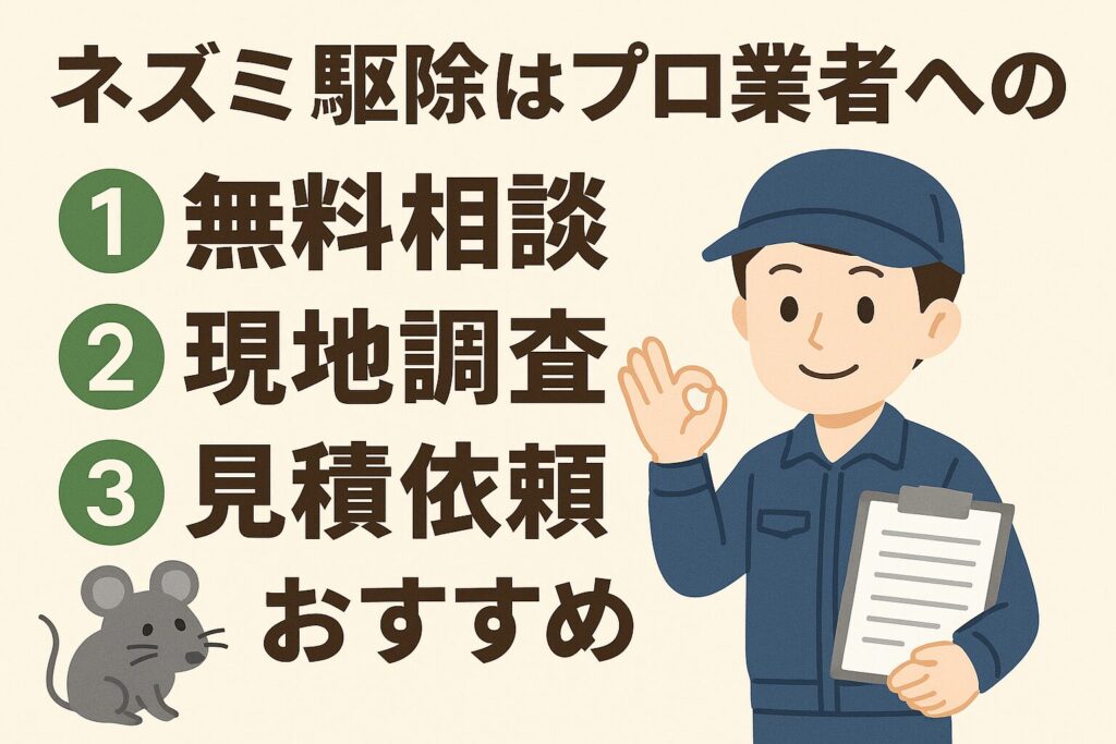 ネズミ駆除業者おすすめ