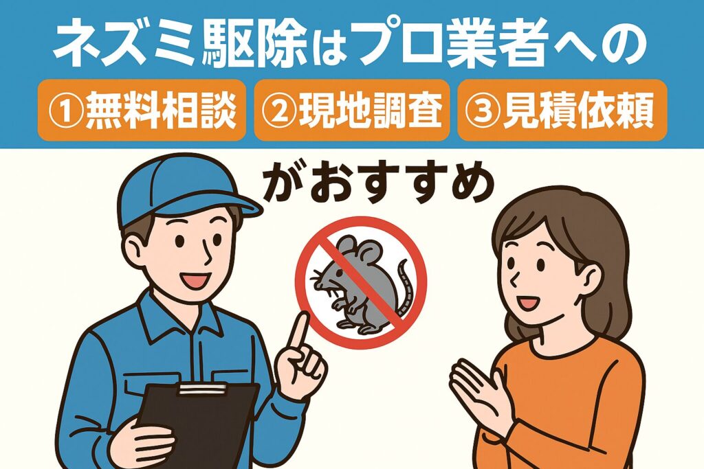 ネズミ駆除業者おすすめ