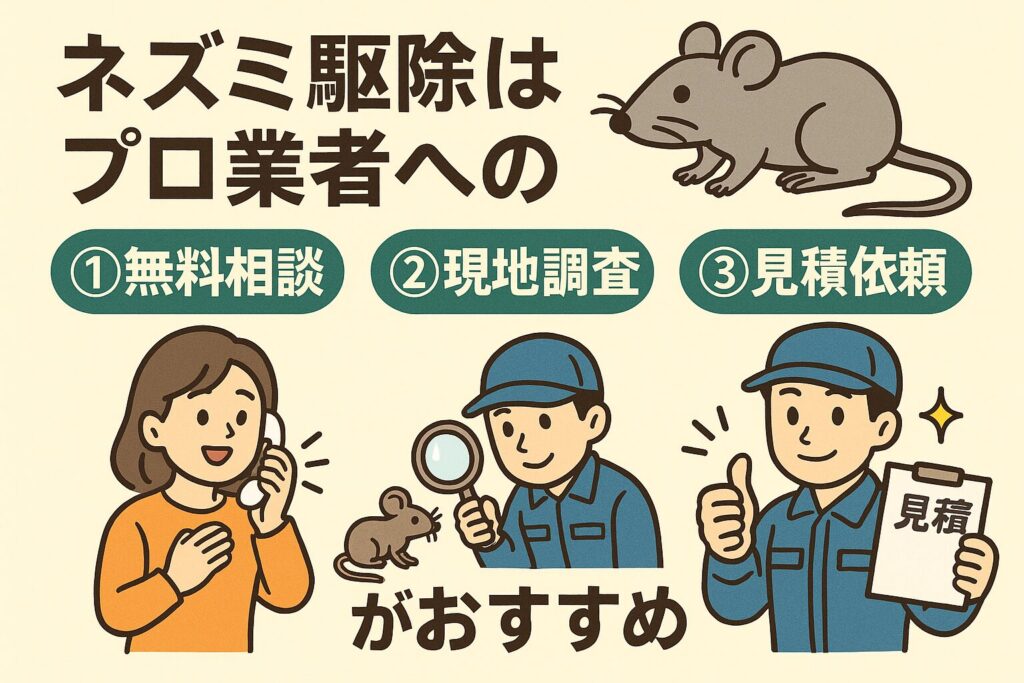 ネズミ駆除業者おすすめ