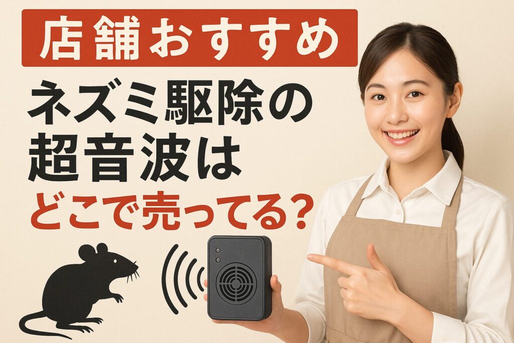 ネズミ駆除超音販売店舗