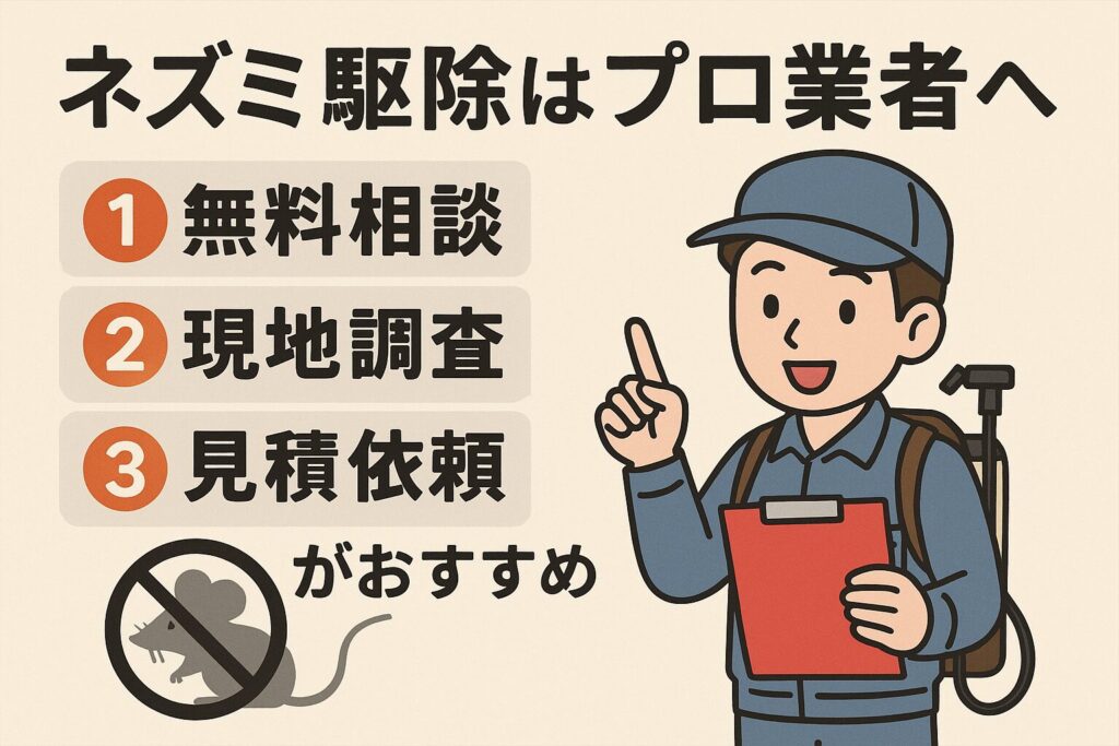 ネズミ駆除業者おすすめ