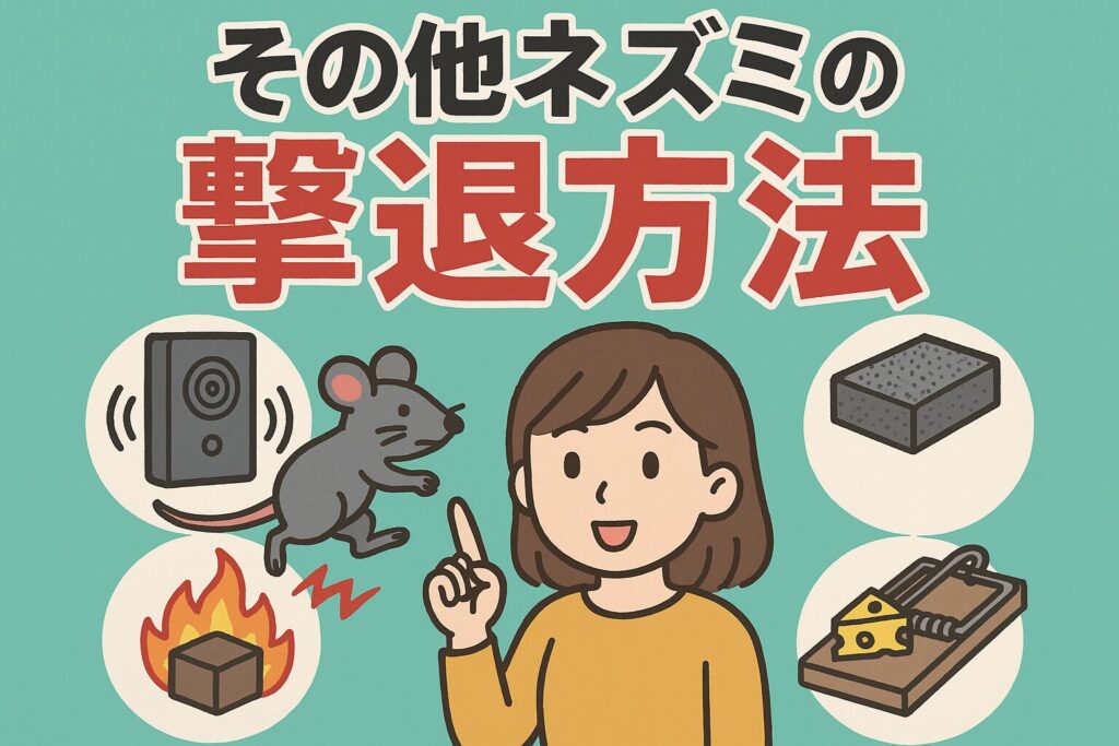 ネズミの撃退方法