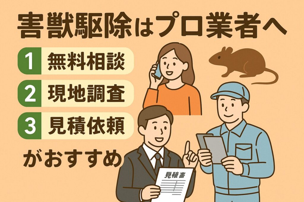 害獣駆除業者おすすめ