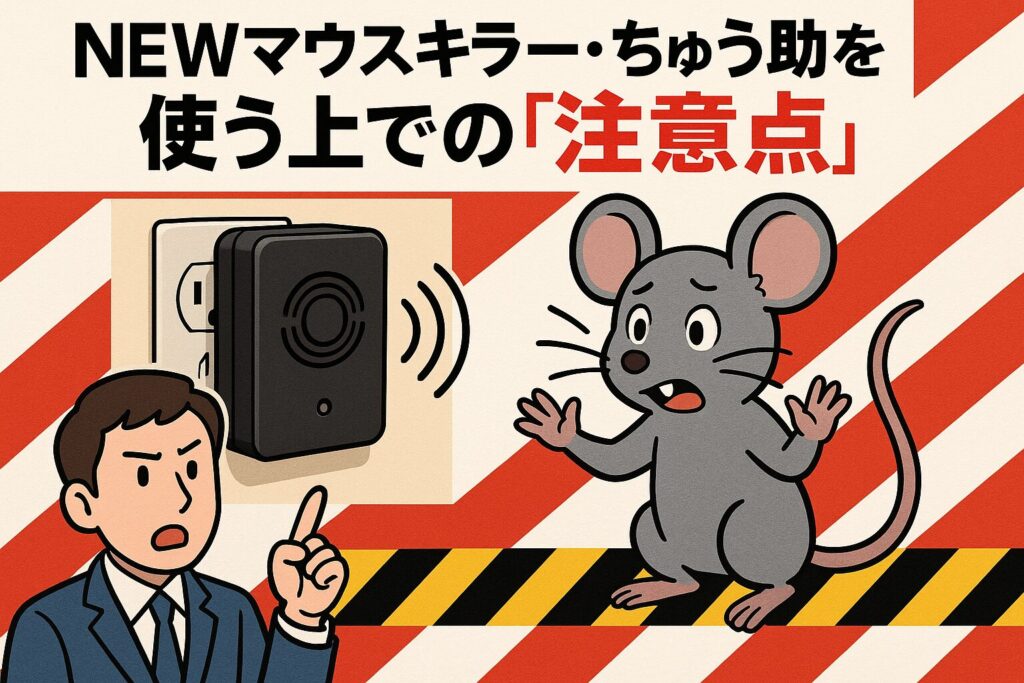 マウスキラーの注意点