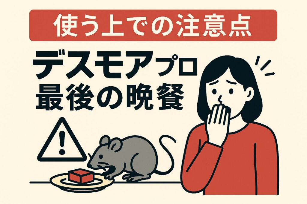 デスモアプロ最後の晩餐の注意点