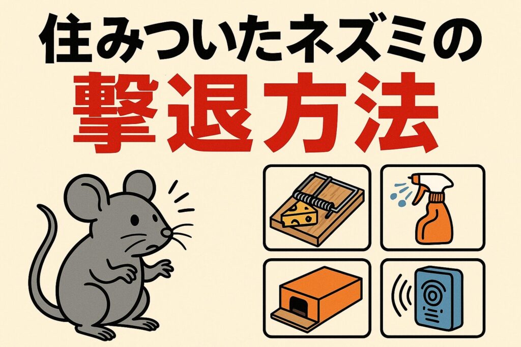 ネズミ撃退方法
