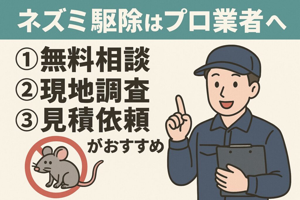 ネズミ駆除業者おすすめ