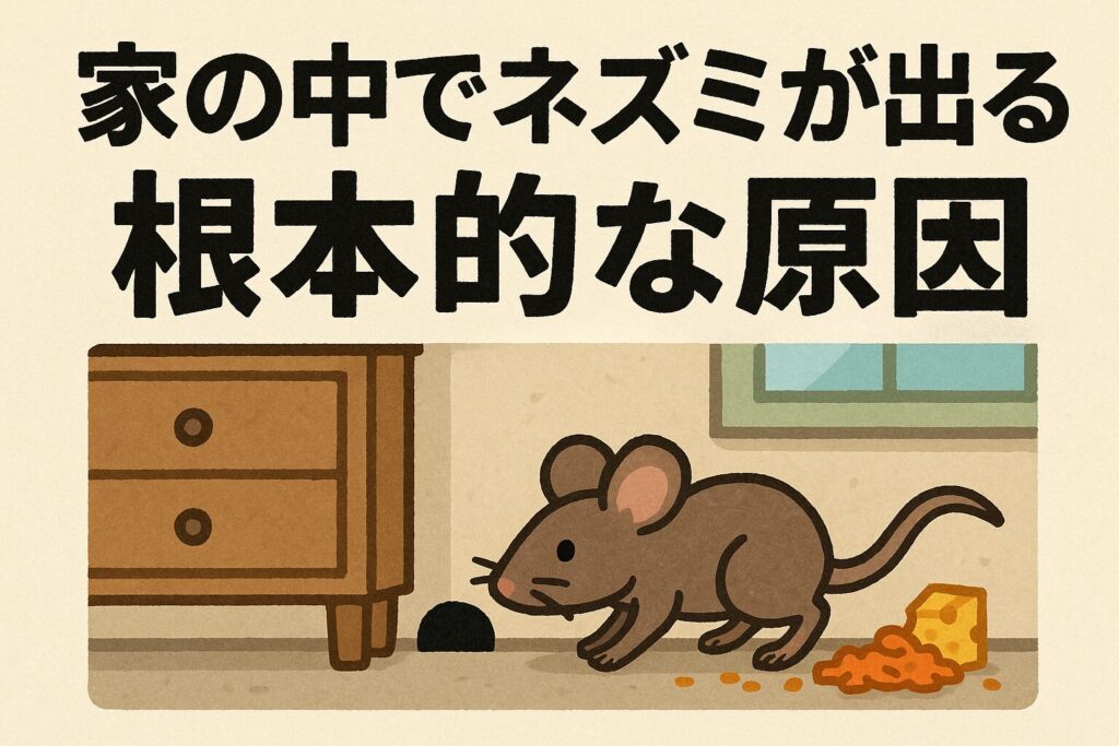 家の中でネズミ原因