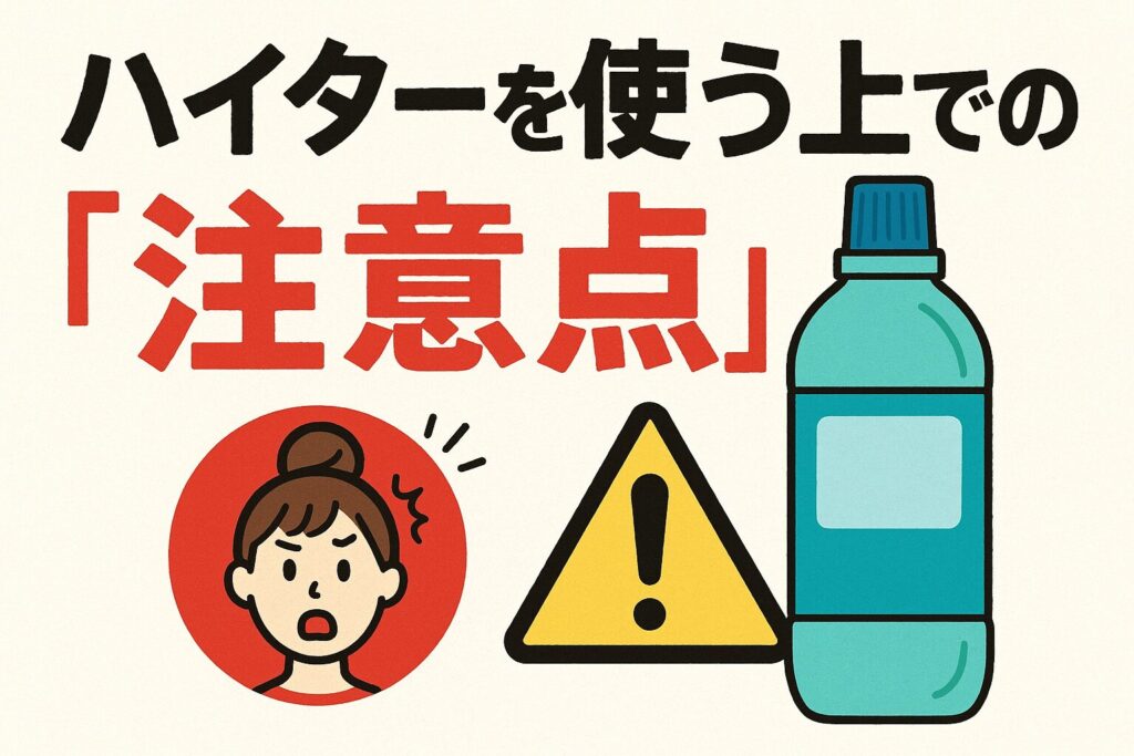 ネズミのハイター注意点