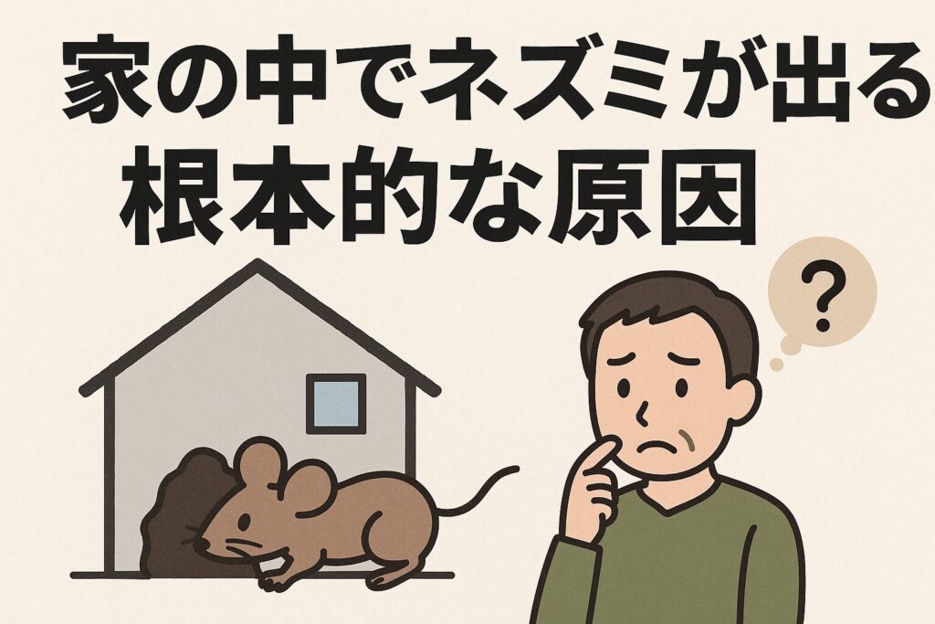 家の中ネズミ原因