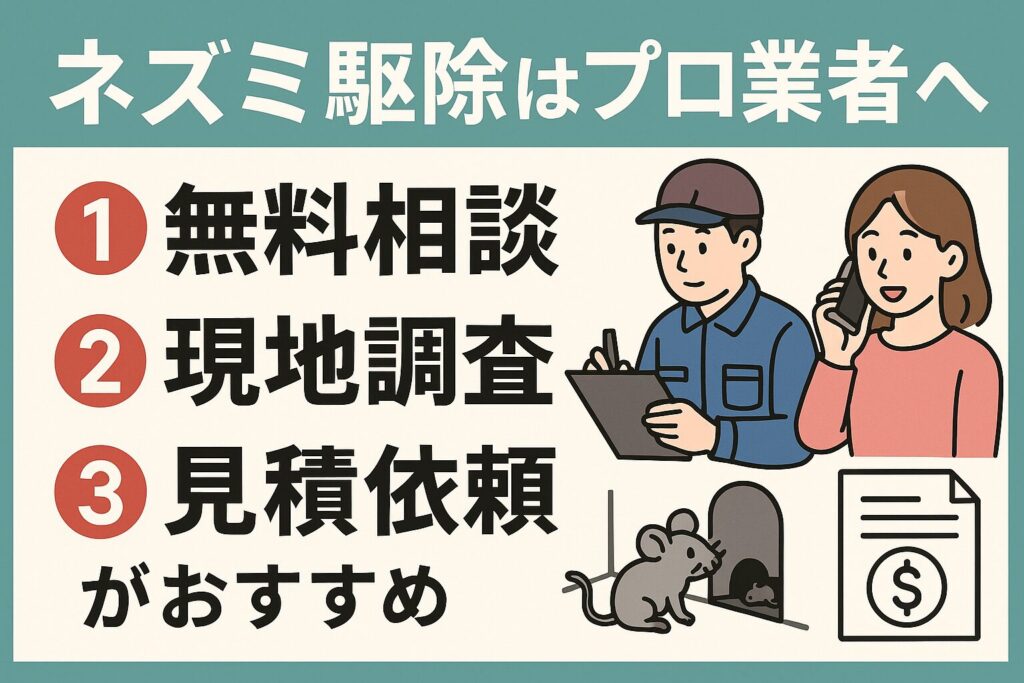 ネズミ駆除業者おすすめ