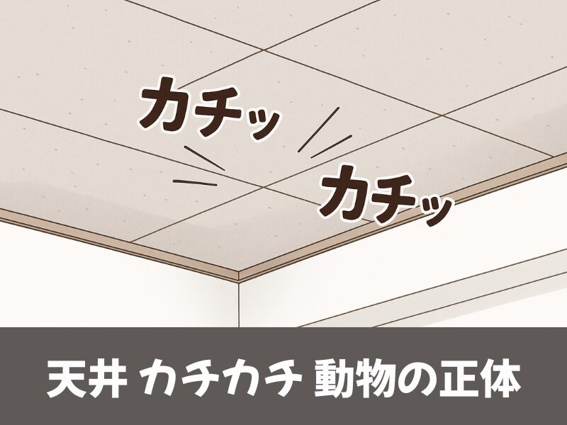 天井カチカチの動物正体