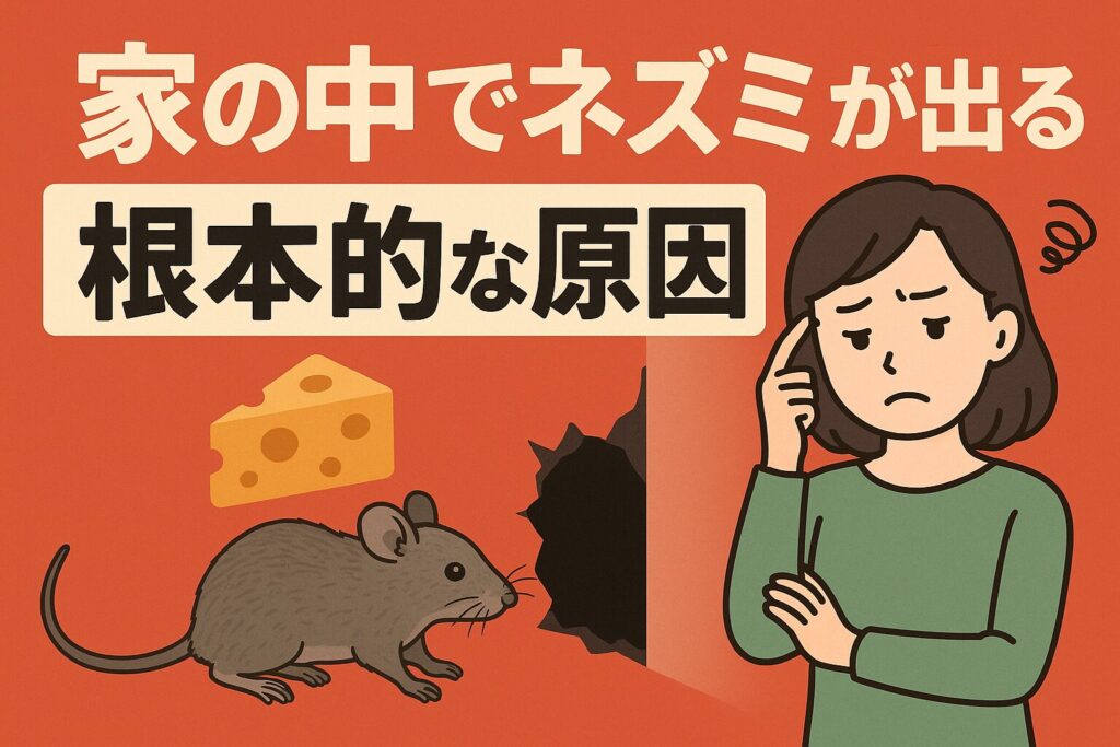 家の中ネズミ原因
