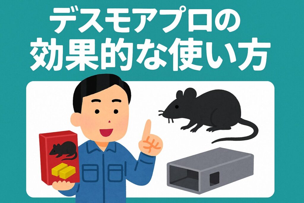 デスモアプロの効果的な使い方