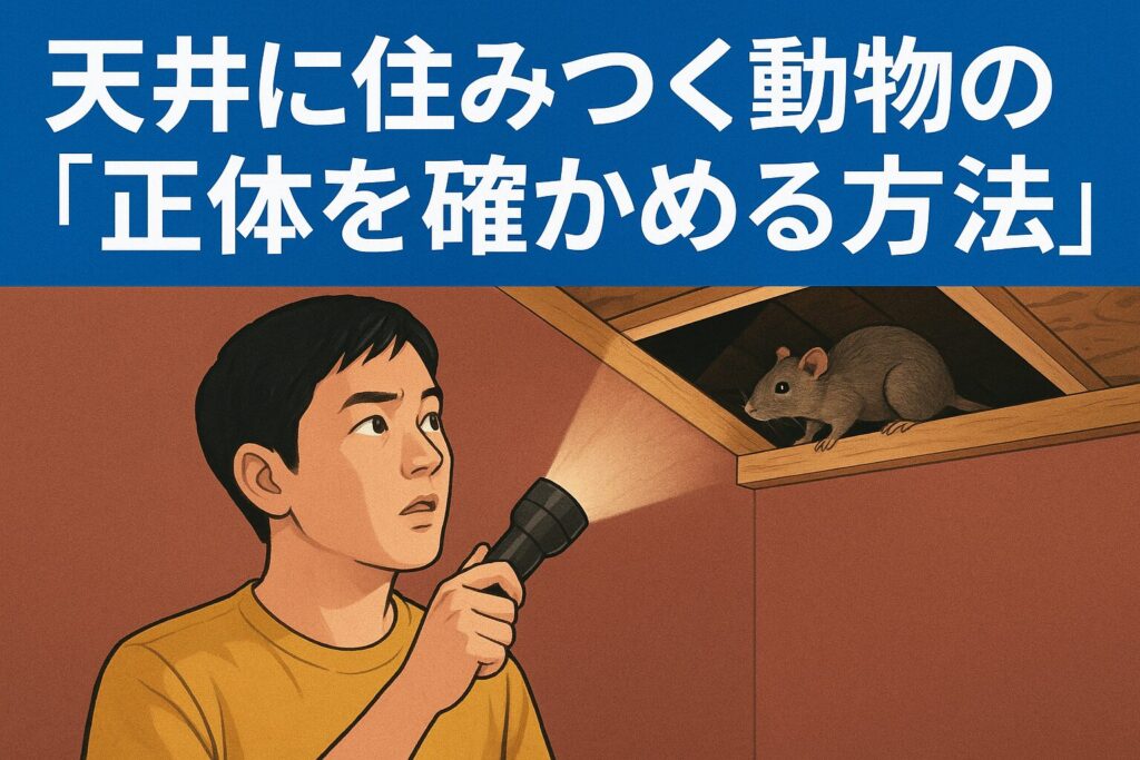 天井裏の動物正体