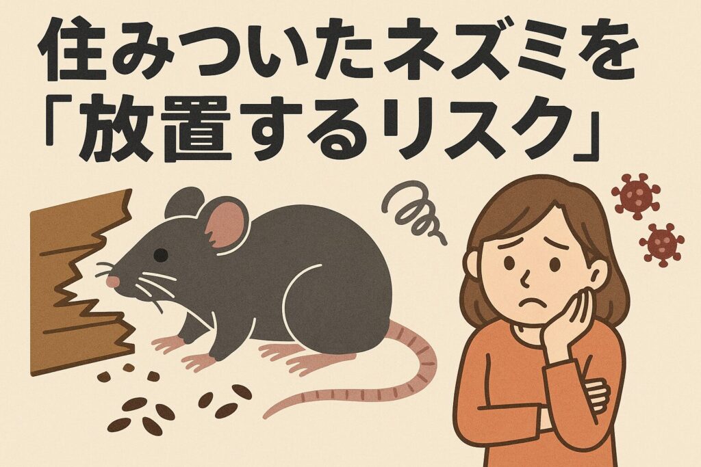 住みついたネズミリスク