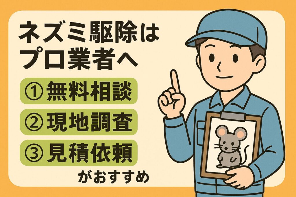 ネズミ駆除業者おすすめ