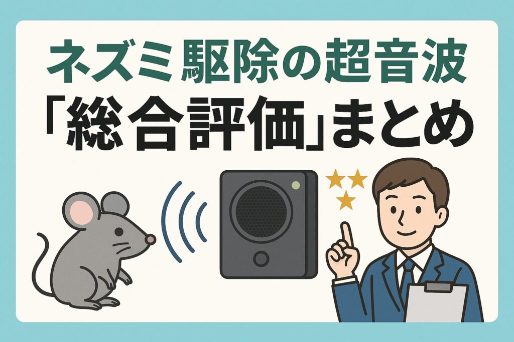 ネズミ駆除超音波の総合評価