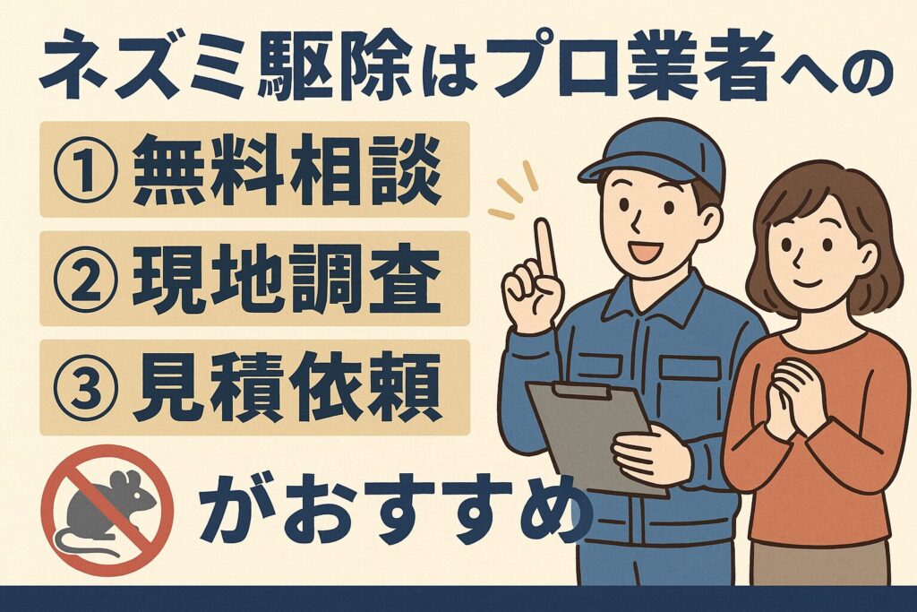 ネズミ駆除業者おすすめ