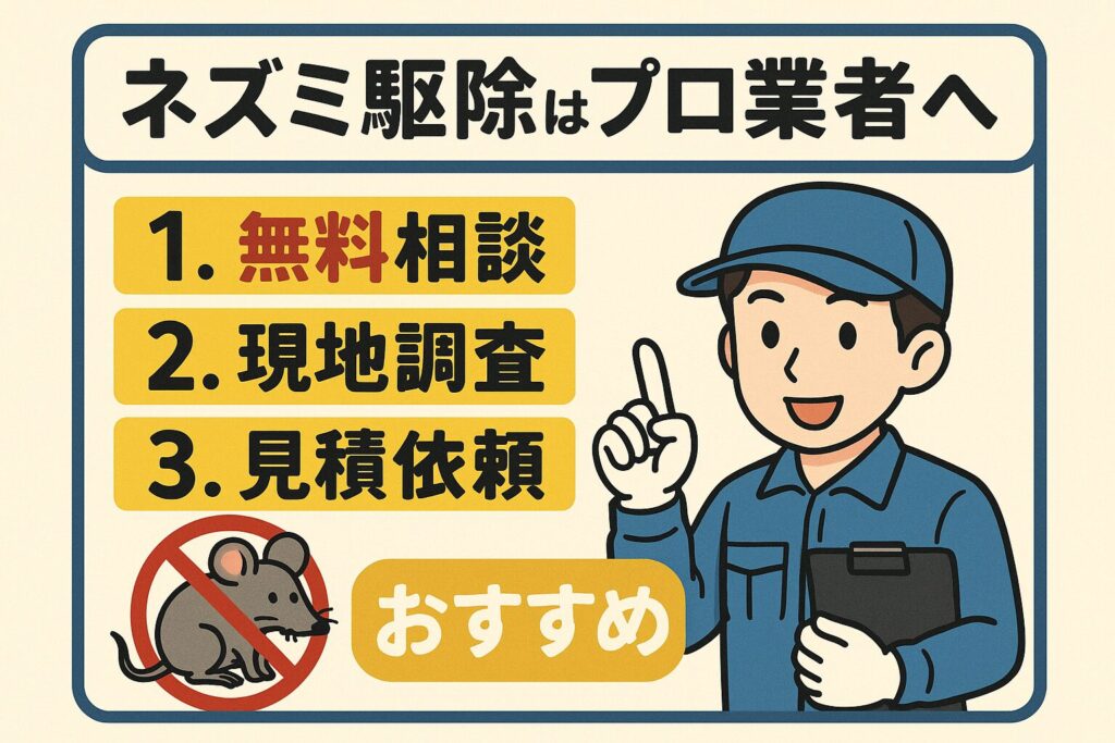 ネズミ駆除業者おすすめ