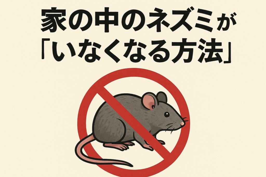 ネズミいなくなる方法