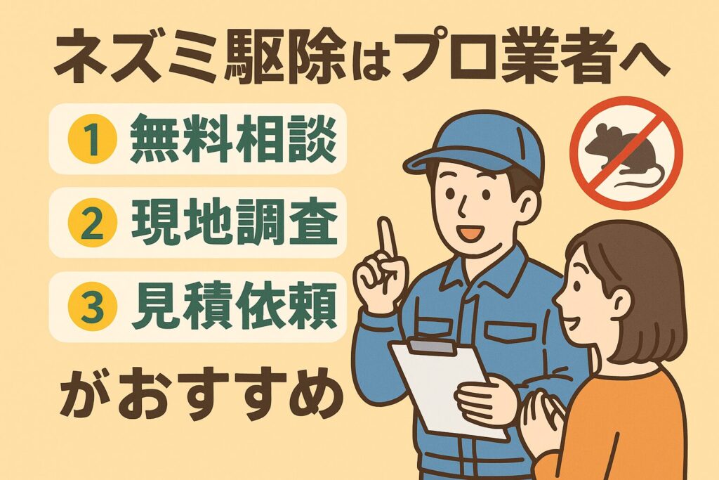 ネズミ駆除業者おすすめ