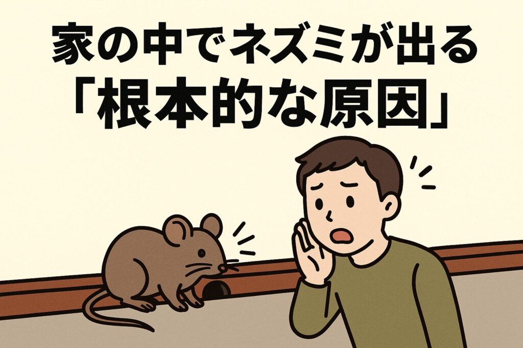家の中ネズミ原因