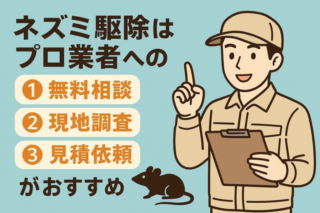 ネズミ駆除業者おすすめ