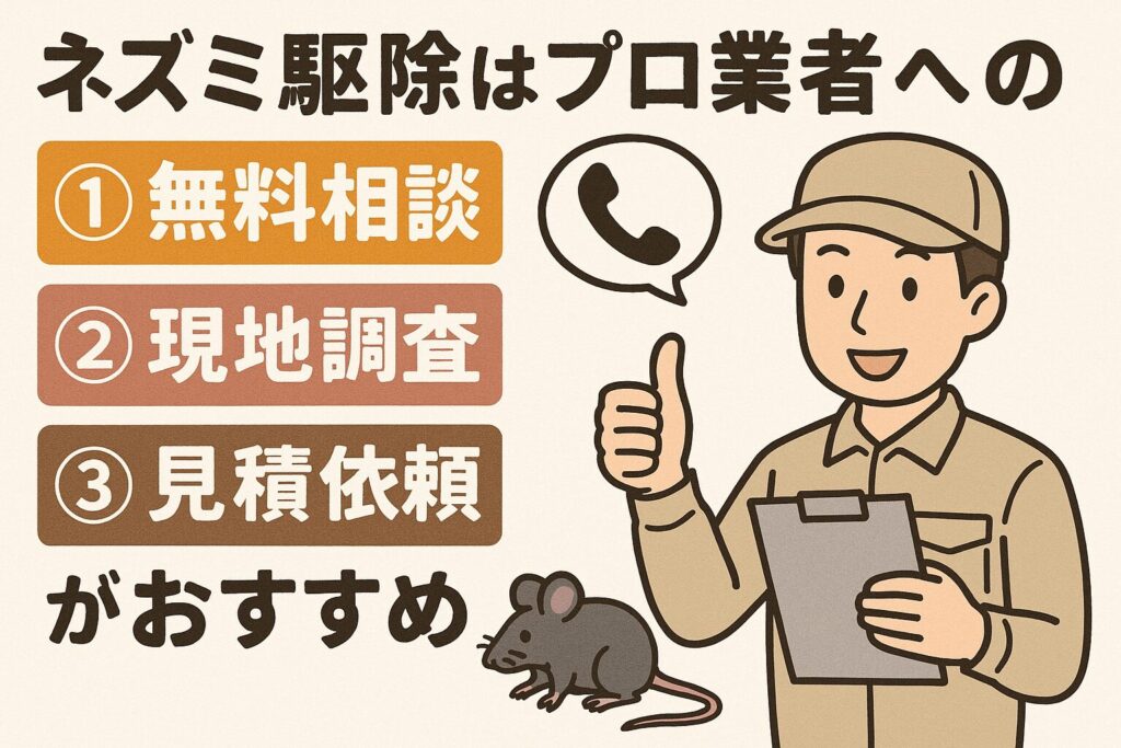 ネズミ駆除業者おすすめ