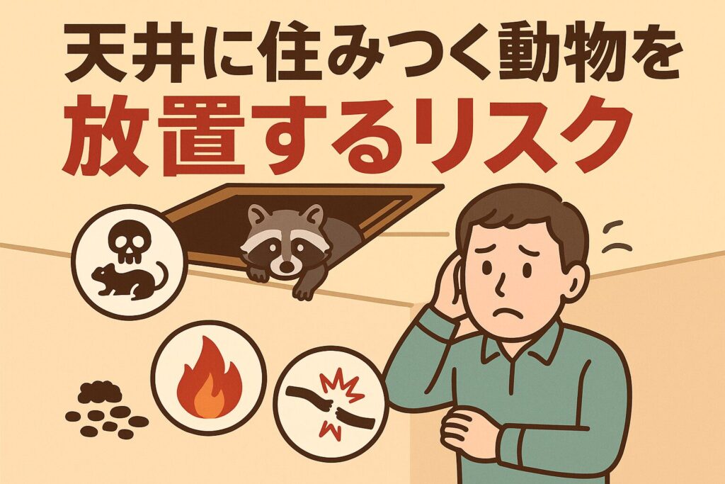 天井動物リスク