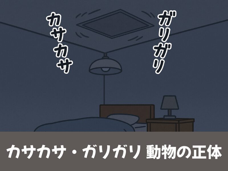 夜中カサカサガリガリ正体