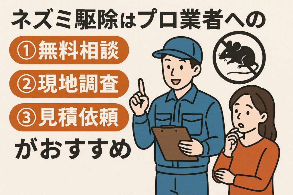 ネズミ駆除業者おすすめ