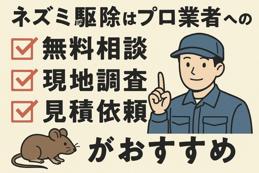 ネズミ駆除業者おすすめ