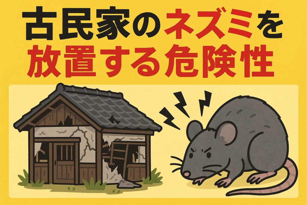 古民家のネズミ危険性
