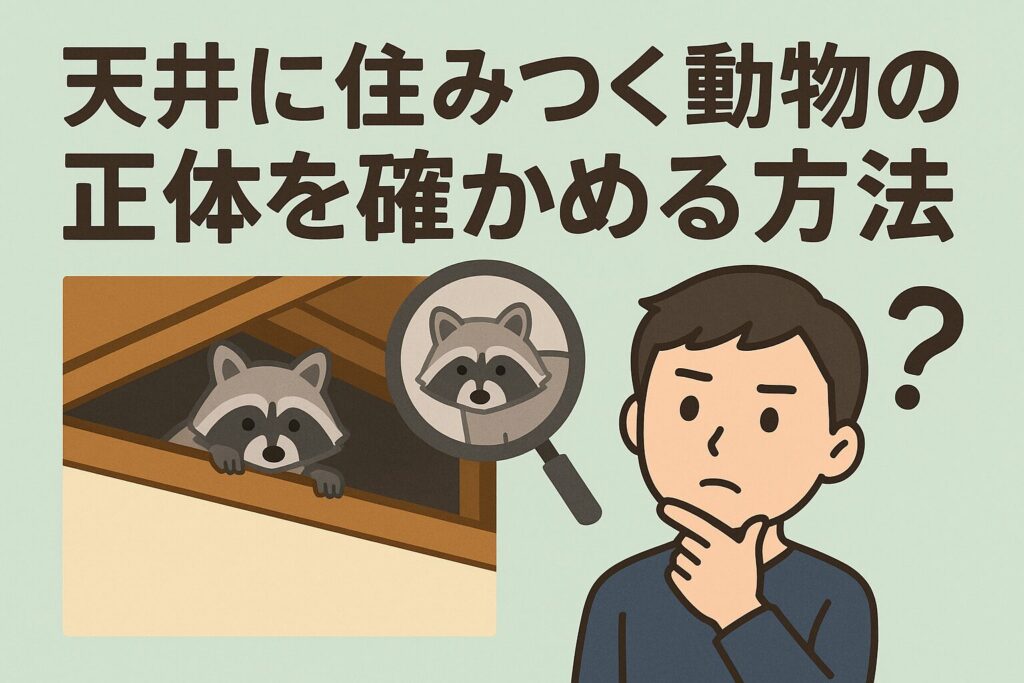 天井上の動物正体