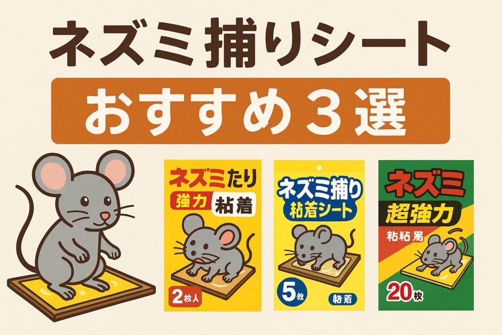 ネズミ捕りシートおすすめ