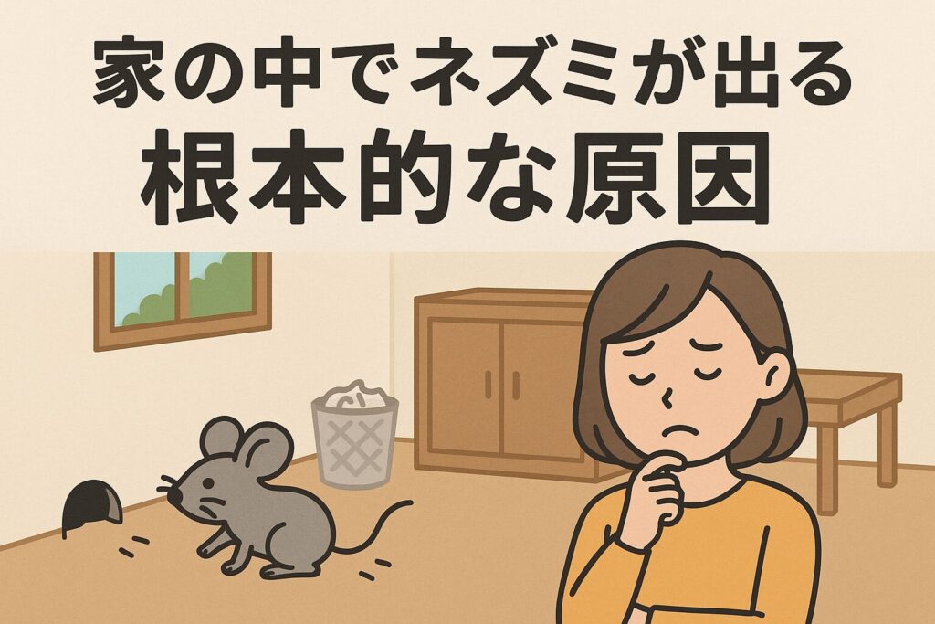 家の中のネズミ原因