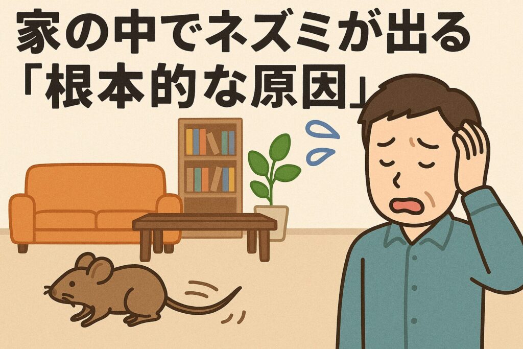 家の中でネズミ原因