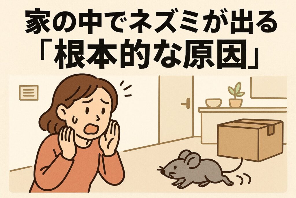家の中のネズミ原因